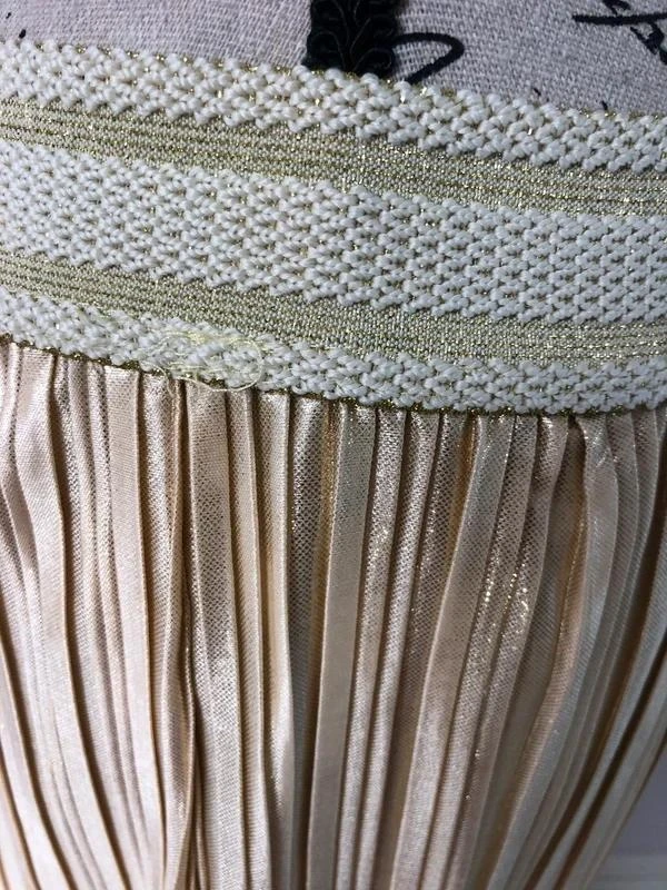 💛 Gold pleated skirt – Majolica – Size S – Very good condition – photo 10